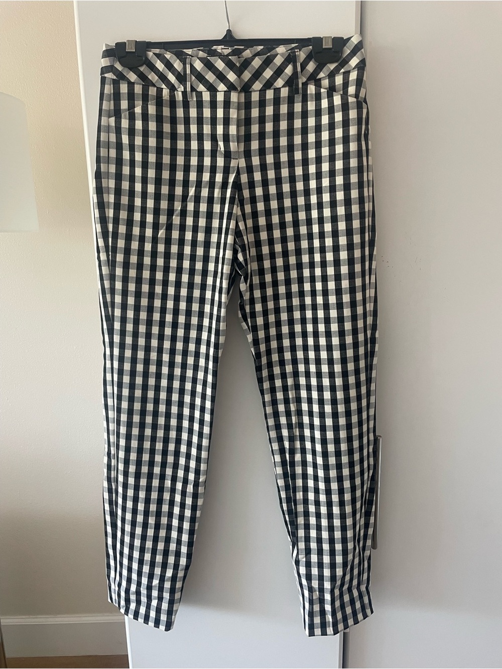Express Black and White Gingham Pants